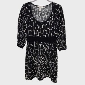 WHITE House black market 3/4 sleeve dress